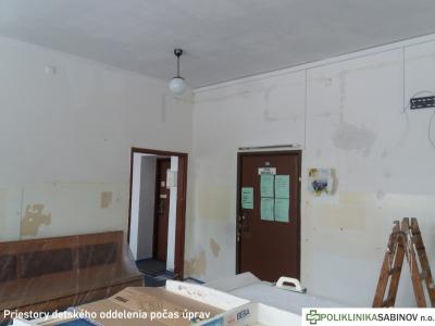 Úprava priestorov detského oddelenia - február 2020, foto 10 z 17
