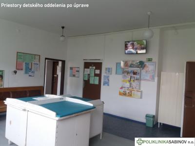 Úprava priestorov detského oddelenia - február 2020, foto 16 z 17