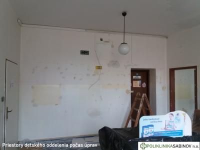 Úprava priestorov detského oddelenia - február 2020, foto 11 z 17