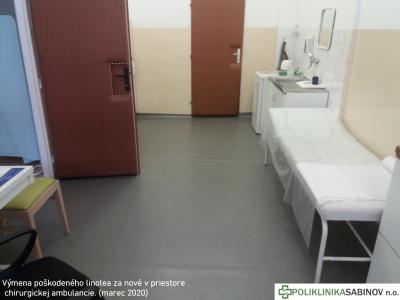 Úpravy - chirurgická ambulancia (Marec 2020), foto 1 z 4