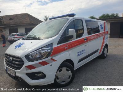 Nové sanitné vozidlo , foto 1 z 2