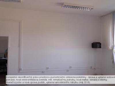 Modernizácia, rekonštrukcie a opravy na Poliklinike Sabinov, foto 28 z 83