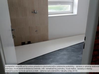 Modernizácia, rekonštrukcie a opravy na Poliklinike Sabinov, foto 29 z 83