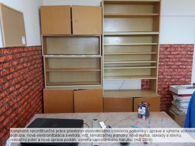 Modernizácia, rekonštrukcie a opravy na Poliklinike Sabinov, foto 30 z 83