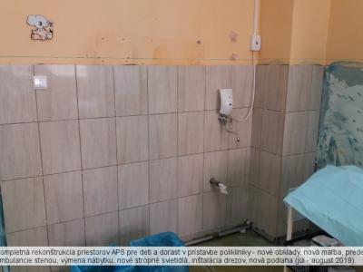 Modernizácia, rekonštrukcie a opravy na Poliklinike Sabinov, foto 51 z 83