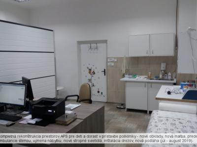 Modernizácia, rekonštrukcie a opravy na Poliklinike Sabinov, foto 53 z 83