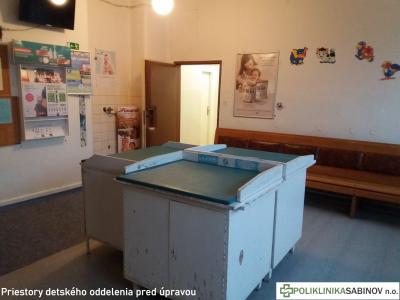 Úprava priestorov detského oddelenia - február 2020, foto 6 z 17