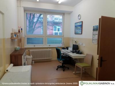 Úpravy - chirurgická ambulancia (Marec 2020), foto 1 z 4